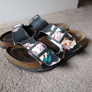 Floral Birkenstocks Papillio 37